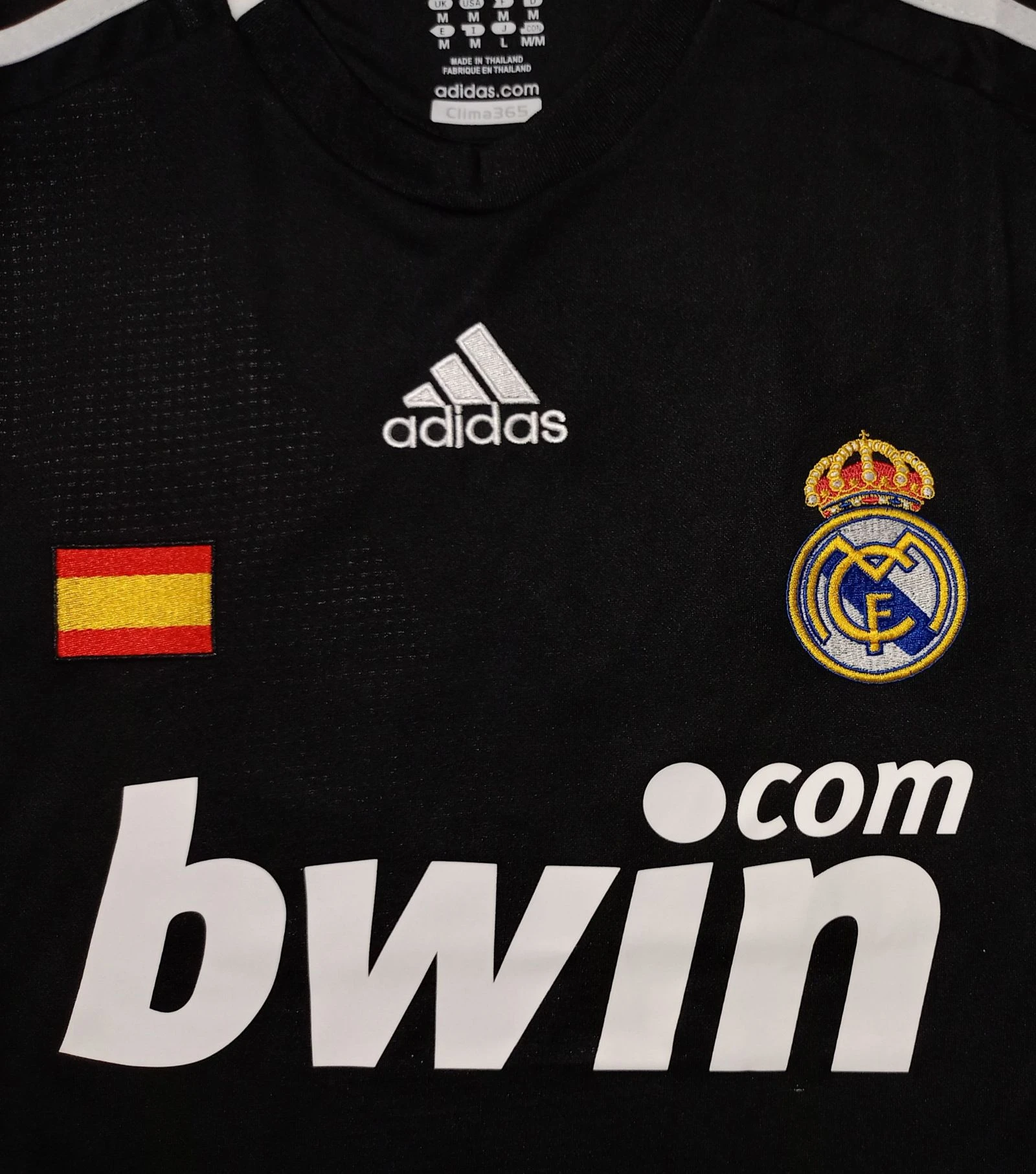 T-shirt de football rétro Real Madrid 2008 / 2009 Raúl (#7) troisième – photo 4